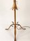 Italian Gilt Metal Candelabra Floor Lamp with Sheaf of Wheat Motif, 1963 15