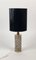 Mid-Century Patinated Brass and Glass Table Lamp from Rupert Nikoll, 1960s 3