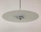 Czech Bauhaus Glass Plate Pendant Lamp, 1930s, Image 2