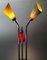 Mid-Century Floor Lamp with Red, Yellow & Green Shades, Slovakia, 1950s 13