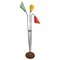 Mid-Century Floor Lamp with Red, Yellow & Green Shades, Slovakia, 1950s, Image 1