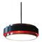 Mid-Century Equatorial Pendant Lamp with Red-Colored Light Effect, 1950s, Image 1