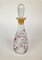 Mid-Century Cabana Style Glass Carafe with Hand-Painted Thistle Pattern, 1950s 5