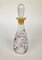 Mid-Century Cabana Style Glass Carafe with Hand-Painted Thistle Pattern, 1950s, Image 5