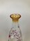 Mid-Century Cabana Style Glass Carafe with Hand-Painted Thistle Pattern, 1950s 7
