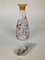 Mid-Century Cabana Style Glass Carafe with Hand-Painted Thistle Pattern, 1950s, Image 6