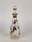 Mid-Century Cabana Style Glass Carafe with Hand-Painted Floral Pattern, 1950s 3