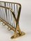 Large Mid-Century Coat Rack in Gold Color, Austria, 1950s, Image 13