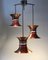 3 Element Pendant Light from Carl Thor for Granhaga, 1960s, Image 9