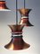 Lámpara colgante con 3 elementos de Carl Thor para Granhaga, años 60, Imagen 10