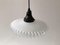 Porcelain and Handmade Glass Counterweight Pendant Lamp, 1900s 9
