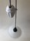 Porcelain and Handmade Glass Counterweight Pendant Lamp, 1900s, Image 5