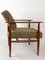 Danish Lounge Chair in Rubelli Fabric, 1960s 3