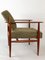 Danish Lounge Chair in Rubelli Fabric, 1960s, Image 3