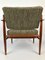 Danish Lounge Chair in Rubelli Fabric, 1960s 8