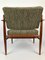Danish Lounge Chair in Rubelli Fabric, 1960s, Image 8