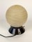 Austrian Table Lamp with Bakelite Base and Glass Ball, 1930s 3
