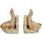Cabana Style Ceramic Bookends with Seals, 1930s, Set of 2, Image 1