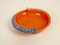 Cabana Style Ceramic Coral-Colored Pipe Ashtray, 1930s, Image 4