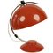 Lámpara de mesa roja, años 70, Imagen 1