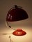 Lampada da tavolo rossa, anni '70, Immagine 12