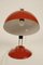 Lámpara de mesa roja, años 70, Imagen 6