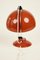 Lámpara de mesa roja, años 70, Imagen 2
