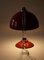 Lampada da tavolo rossa, anni '70, Immagine 11