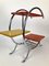 Bauhaus Chrome Etagere with Coral, Yellow & Red-Painted Shelves, 1920s 6