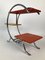 Bauhaus Chrome Etagere with Coral, Yellow & Red-Painted Shelves, 1920s 2