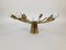 Mid-Century Sun Brass Ceiling Lamp, 1950s, Image 3