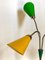 Lampadaire Mid-Century avec 3 Abat-Jours en Jaune, Vert et Rouge de Lidokov, 1956 9