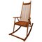 Mid-Century Rocking Chair in Beechwood, 1950s 1