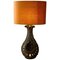 Large Lava Ceramic Table Lamp with Illuminated Base, 1960s, Image 1