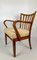 Kirschholz Stühle im Stil von Josef Frank, 1930er, 2er Set 5