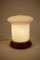 Lampada da tavolo con base in vetro opalino e ceramica di Kamenicky Senov, anni '60, Immagine 5