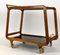 Bar Cart in Cherry and Brass, 1960s 3