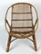 Italienischer Mid-Century Bambus Couchtisch & Stühle, 1960er, 3er Set 11