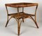 Mid-Century Italian Bamboo Garden Coffee Table & Chairs, 1960s, Set of 3, Image 3