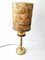 Victorian Style Brass Table Lamp with Lampshade in Romantic Love Scene, 1930s 1