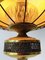 Victorian Style Brass Table Lamp with Lampshade in Romantic Love Scene, 1930s 18