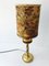 Lampada da tavolo in stile vittoriano in ottone con paralume romantico, anni '30, Immagine 15
