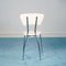 Vintage White Eco-Leather & Steel Dining Chairs, 1980s, Set of 4 6