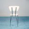 Vintage White Eco-Leather & Steel Dining Chairs, 1980s, Set of 4, Image 6