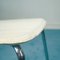 Vintage White Eco-Leather & Steel Dining Chairs, 1980s, Set of 4, Image 8
