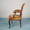 Geschwungene Vintage Sessel aus geschnitztem Holz, 1950er, 2er Set 5