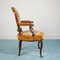 Geschwungene Vintage Sessel aus geschnitztem Holz, 1950er, 2er Set 3