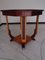 Art Deco Square Walnut Coffee Table with Carvings 10