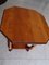 Art Deco Square Walnut Coffee Table with Carvings 4