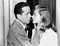 Bogey and Bacall Archival Pigment Print Framed in White, Image 1